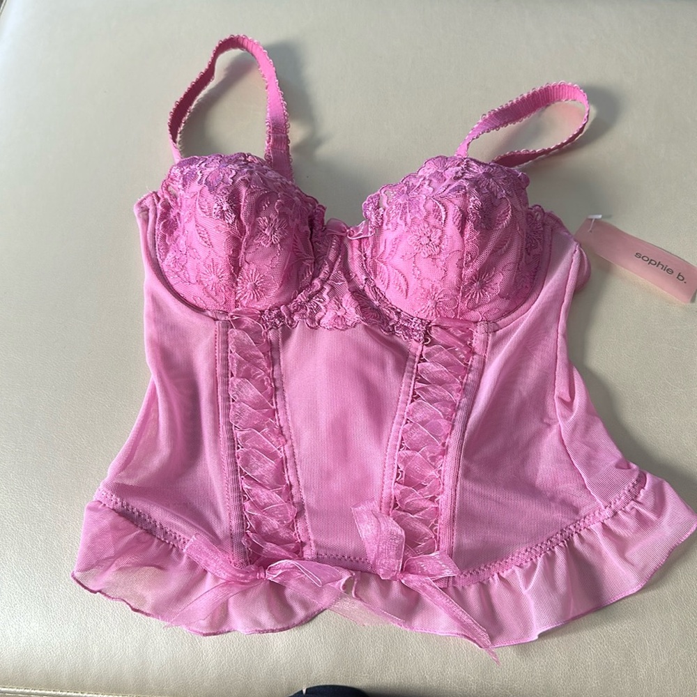 Sophie B lingerie corset lace
